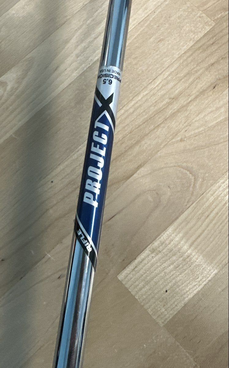 TaylorMade P7MC 6 Iron Left Handed Project X Rifle Extra Stiff Good