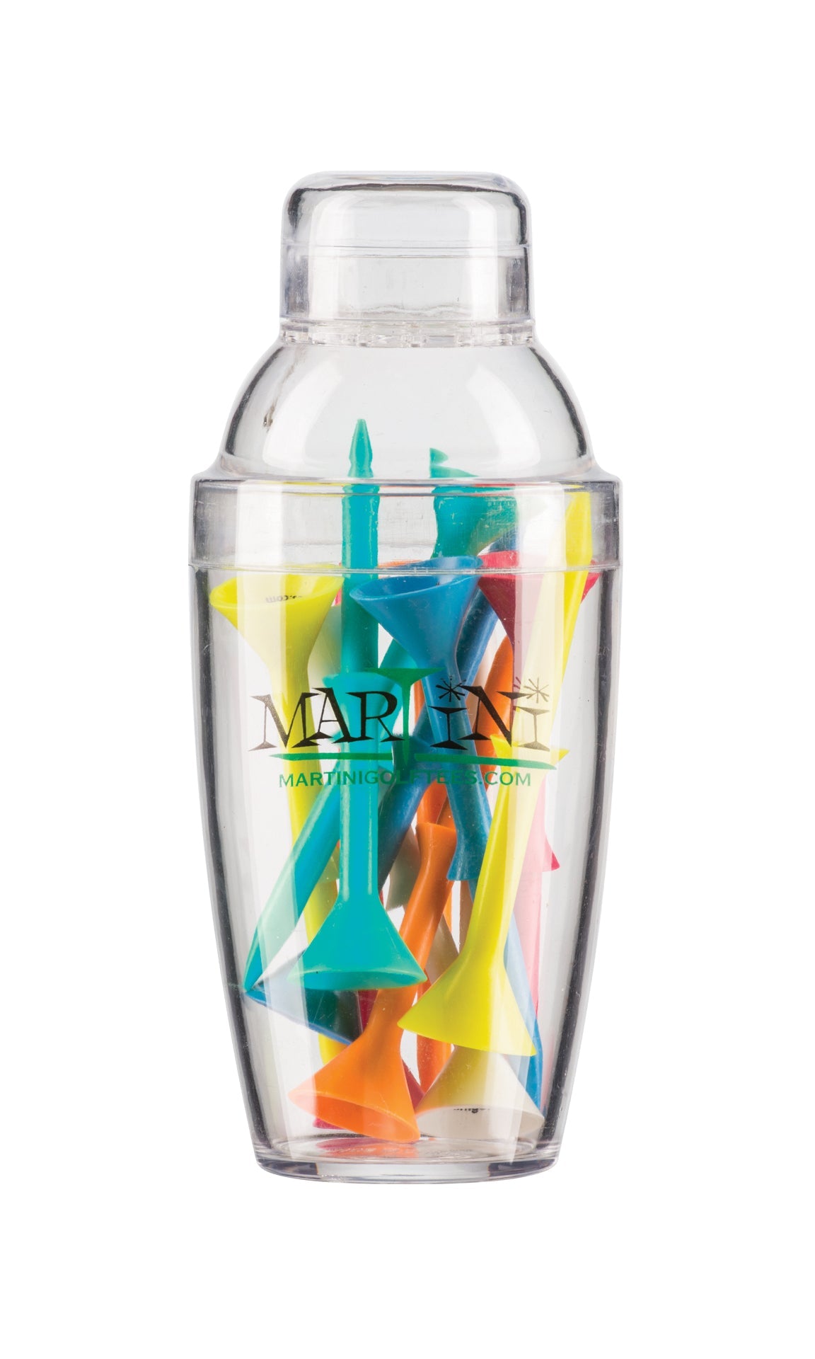Martini Tees Mini Shaker - 12 Tees