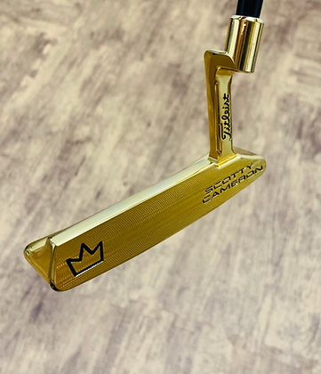 Real Scotty Cameron 34" Right Handed Gold Special Select Newport 2 Putter with Head Cover