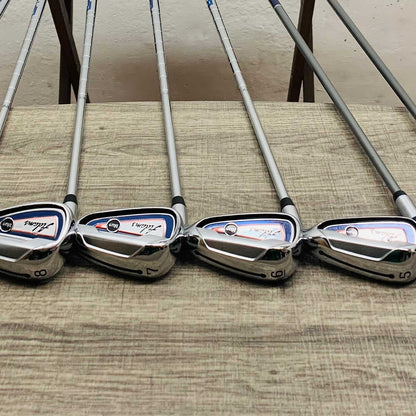 Adams Blue Hybrid/Iron Set 3H-P, Dynalite steel, Regular