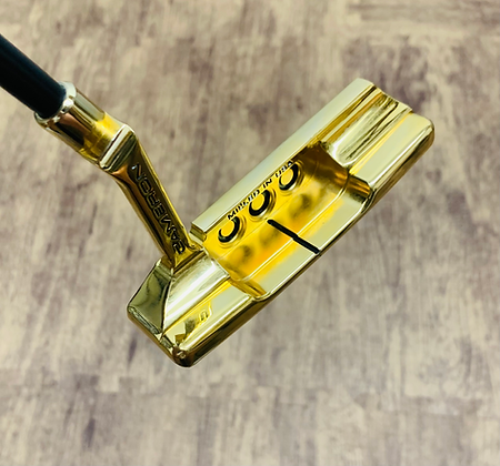 Real Scotty Cameron 34" Right Handed Gold Special Select Newport 2 Putter with Head Cover
