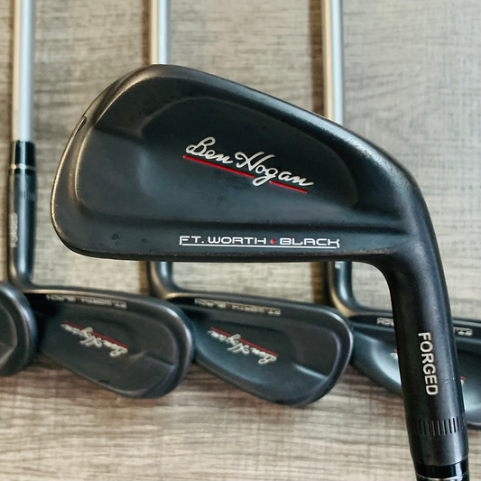 Ben Hogan Ft. Worth Black Iron Set 4-P / KBS Steel, X Stiff
