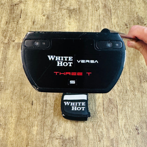 Odyssey White Hot Versa Three T Putter w/ Headcover, 35”