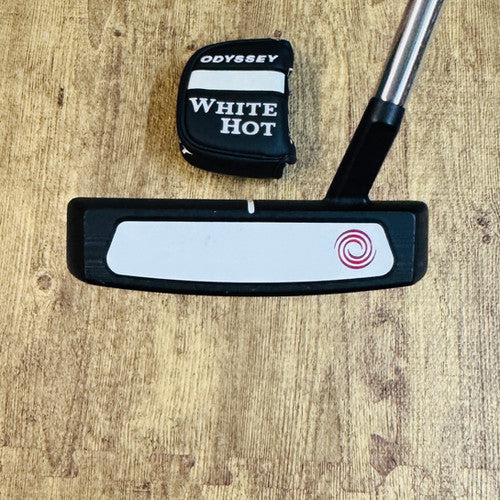 Odyssey White Hot Versa Three T Putter w/ Headcover, 35”